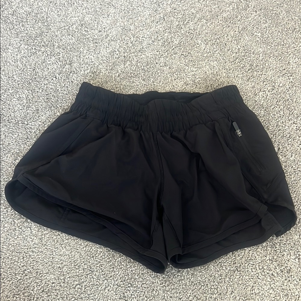 Lululemon Athletica Black Athletic Shorts Lightweight Breathable